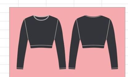 Picture of Cheer Top - Insert